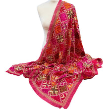  Phulkari Dupatta- Pink