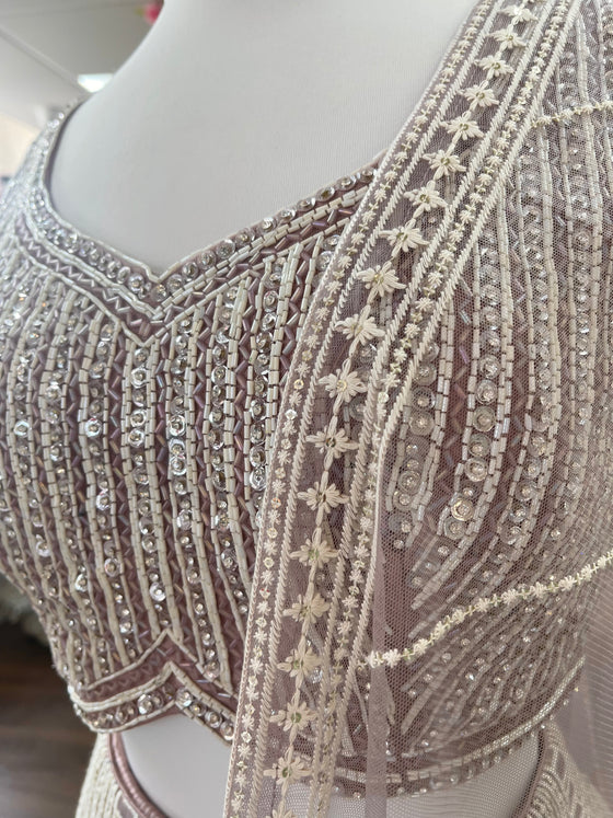 Sapphire Mauve Lengha