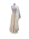 Banarsi Georgette Skirt with Dupatta Ivory