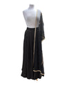 Banarsi Georgette Skirt with Dupatta Black