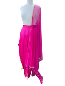  Satin Dhoti Pink