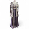 Peplum Jacket Sharara Suit Lilac
