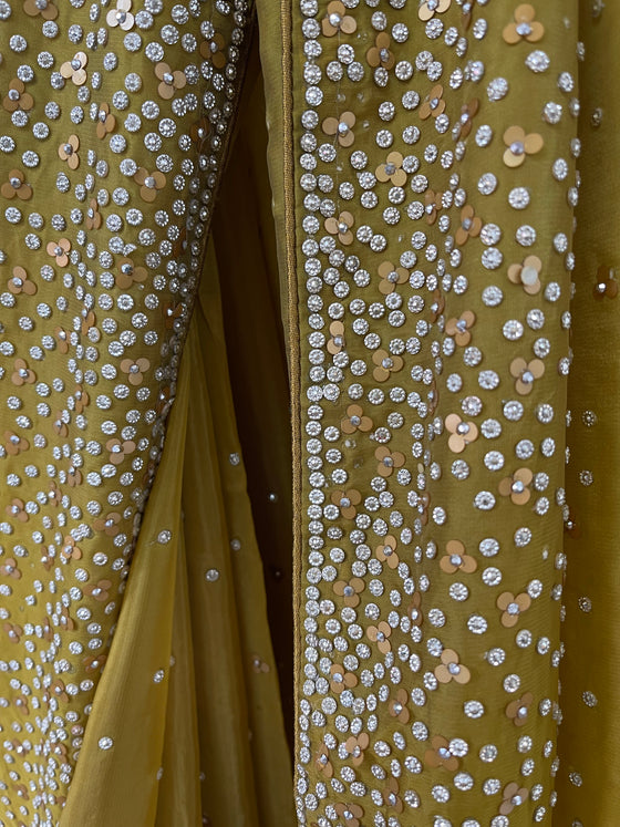 Silk Sari Mendhi