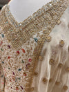 Jamani Anarkali with Sharara Ivory