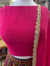 Embroidered Lengha Pink
