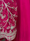 Esha Embroidered Georgette Anarkali Pink