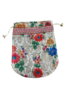  Large Floral Pouch