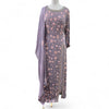 Straight Style Long Gown Lilac