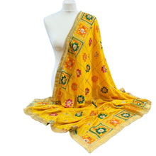  Phulkari Dupatta - Yellow