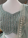 Sapphire Mint Lengha