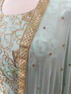 Gotta Detail Salwar Suit Blue