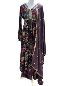  Aubergine Nyra Suit with Trousers