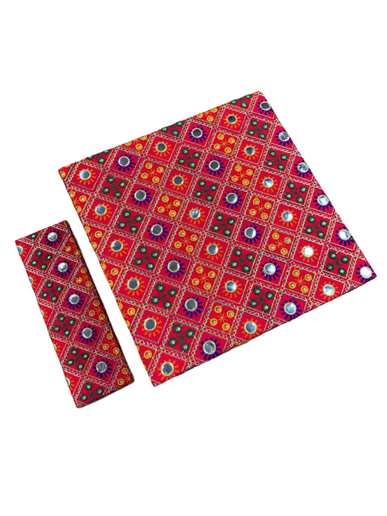 Phulkari Style Miyan Phatti Set (stool set)