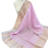 Pink Silk Banarsi Dupatta