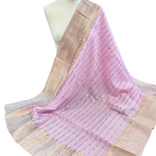  Pink Silk Banarsi Dupatta