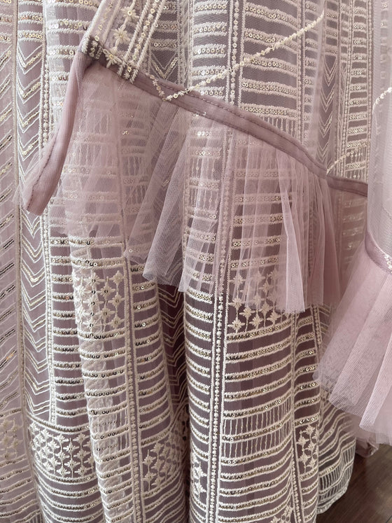 Sapphire Mauve Lengha