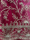 Esha Embroidered Georgette Anarkali Pink