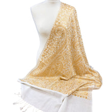  Ladies Cream Shawl