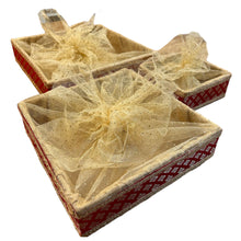  Red Presentation Tray Set