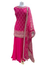 Gotta Embroidered Sharara Suit Pink