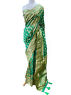 Ankita Banarsi Silk Sari Emerald Green