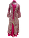 Gotta Embroidered Sharara Suit Pink