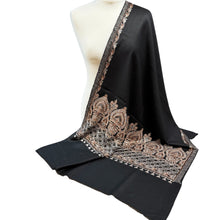  Black Embroidered Shawl