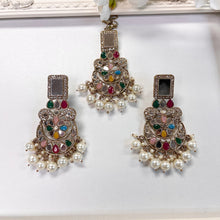  Multi Mirror Earring Tikka Set