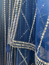 Sequin Embroidered Lengha Royal Blue