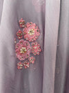 Straight Style Long Gown Lilac