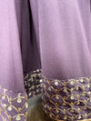 Sequin Gharara Suit Mauve