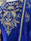 Blue Embroidered Lengha
