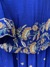 Blue Embroidered Lengha