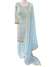 Gotta Detail Salwar Suit Blue