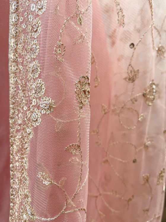 Silk Pajami Suit Peach