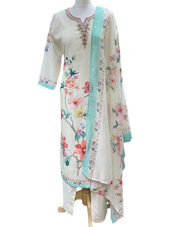 Floral Print Trouser Suit