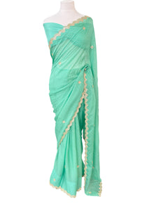  Daisy Organza Sari Ocean