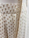 Banarsi Georgette Skirt with Dupatta Ivory