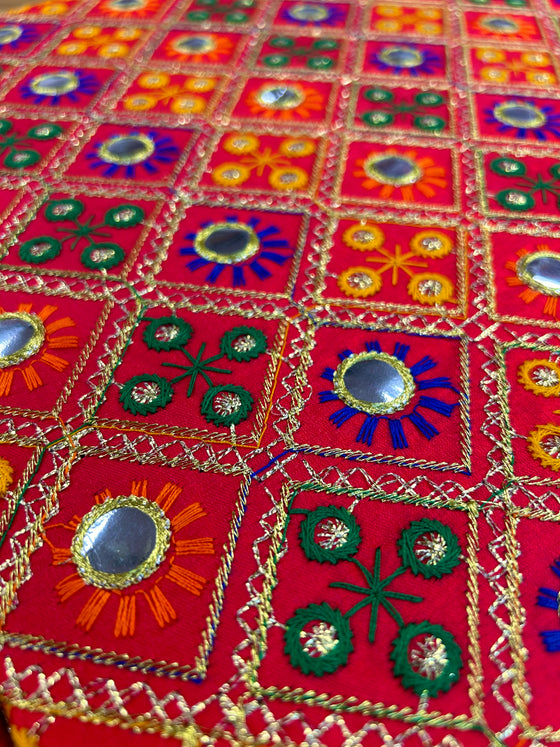 Phulkari Style Miyan Phatti Set (stool set)