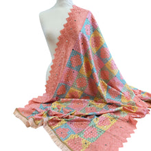  Phulkari Dupatta- Pastel Peach