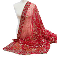  Red Net Dupatta