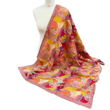  Multi Coloured Crepe Dupatta