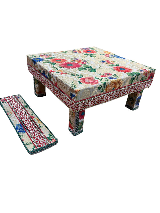 Floral Miyan Phatti (stool set)