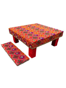  Phulkari Style Miyan Phatti Set (stool set)