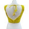 Cut Work Blouse Yellow