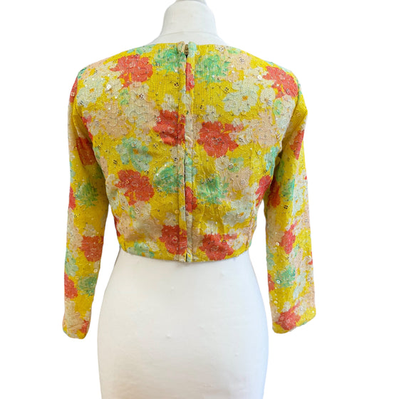 Yellow Print Blouse-12