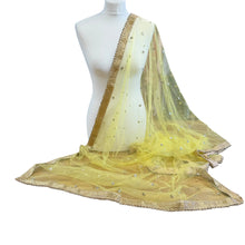  Net Dupatta -Zesty Yellow Colour