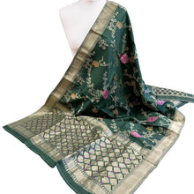  Banarsi Emerald Green Dupatta