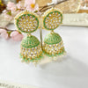 Mint Green Chumki Earrings