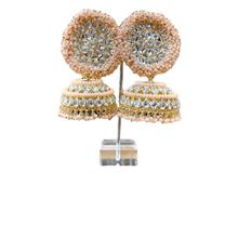  Peach Chumki Earring